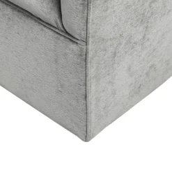 Accent Chairs-Kirkland's Home Upholstered Swivel Glider Accent Chair Gray