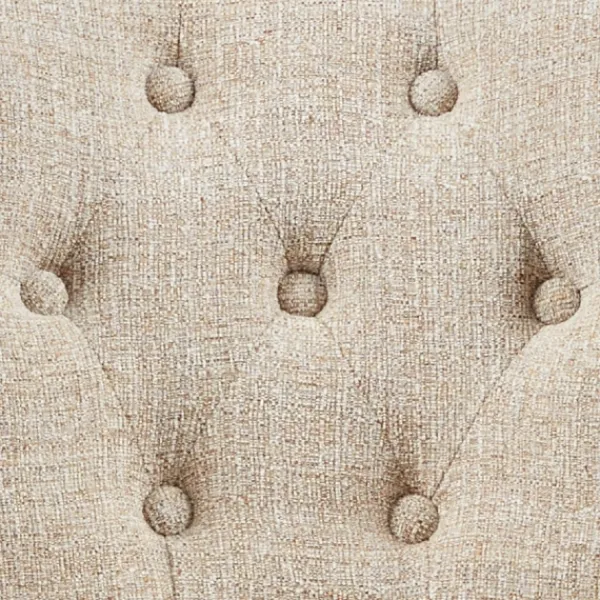 Dining Chairs-Kirkland's Home Upholstered Tufted Dining Chairs, Set Of 2 Ivory