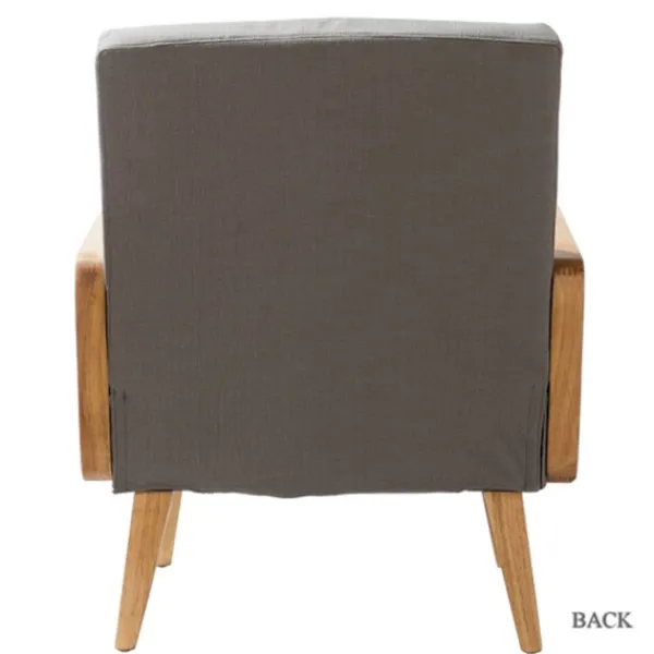 Accent Chairs-Kirkland's Home Upholstered Velvet Accent Chair Gray
