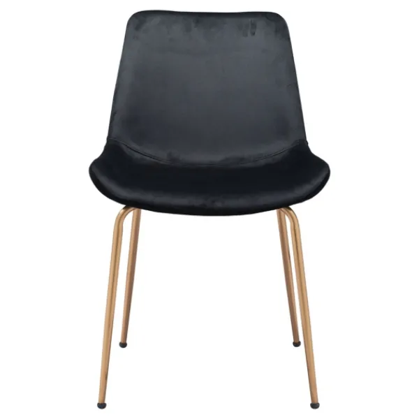 Dining Chairs-Kirkland's Home Upholstered Velvet Dining Chairs, Set Of 2 Black