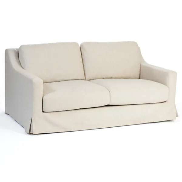 Sofas & Loveseats-Kirkland's Home Upholstered Weekend Sofa Ivory