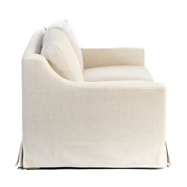 Sofas & Loveseats-Kirkland's Home Upholstered Weekend Sofa Ivory