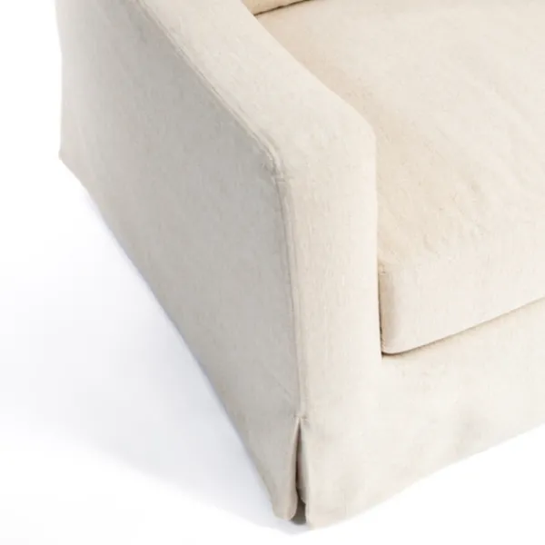 Sofas & Loveseats-Kirkland's Home Upholstered Weekend Sofa Ivory