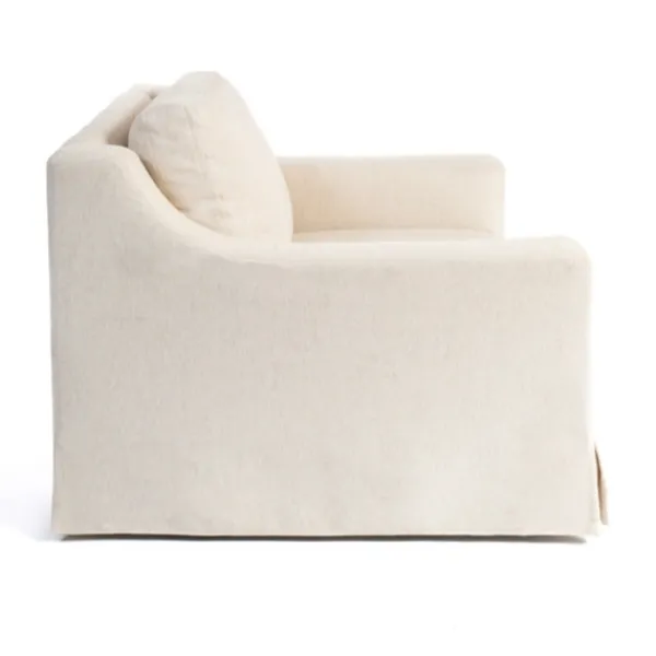 Accent Chairs-Kirkland's Home Upholstered Weekend Swivel Accent Chair Ivory