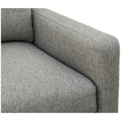 Accent Chairs-Kirkland's Home Upholstered Wood Trim Accent Chair Gray