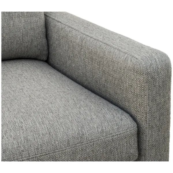 Accent Chairs-Kirkland's Home Upholstered Wood Trim Accent Chair Gray
