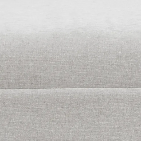 Benches & Ottomans-Kirkland's Home Upholstered Wood Trim Bench Gray