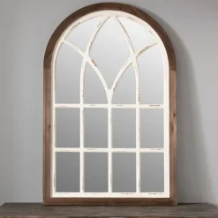 Decorative Mirrors-Kirkland's Home Vail Two-Tone Arch Wall Mirror