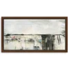 Framed Art-Kirkland's Home Valley View Ii Framed Canvas Art Print White/Black/Ivory