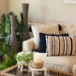 Trees & Topiaries-Kirkland's Home Veined Zebra Palm Potted Plant