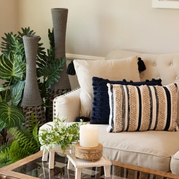 Trees & Topiaries-Kirkland's Home Veined Zebra Palm Potted Plant