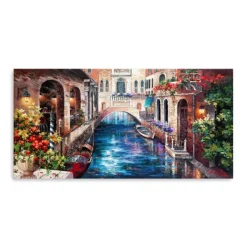 Canvas Art-Kirkland's Home Venice Bridge Canvas Art Print Multi