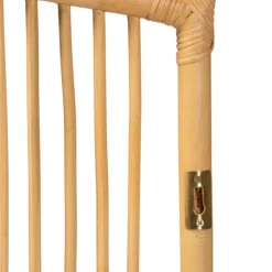 Beds & Headboards-Kirkland's Home Vertical Weave Rat Queen Headboard Tan