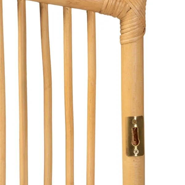 Beds & Headboards-Kirkland's Home Vertical Weave Rat Queen Headboard Tan