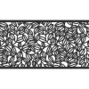 Doormats-Kirkland's Home Vine Rubber Doormat, 48X22 Black