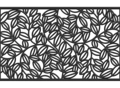 Doormats-Kirkland's Home Vine Rubber Doormat, 36X24 Black