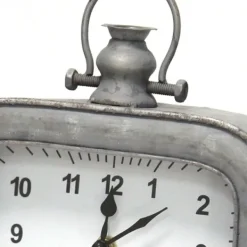 Decorative Accents-Kirkland's Home Vintage Galvanized Tabletop Clock