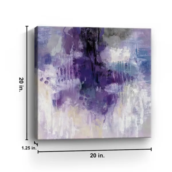 Canvas Art-Kirkland's Home Violet Rain Canvas Art Print Blue