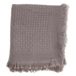 Blankets & Throws-Kirkland's Home Waffle Weave Throw Blanket Gray