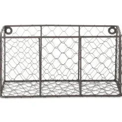 Wall Storage-Kirkland's Home Wall Hanging Chicken Wire Baskets, Set Of 2
