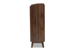 Dressers & Chests-Kirkland's Home Walnut 5-Drawer Wood Chest Brown