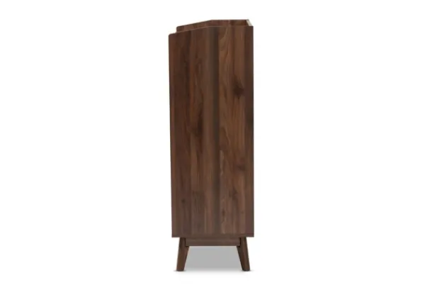 Dressers & Chests-Kirkland's Home Walnut 5-Drawer Wood Chest Brown