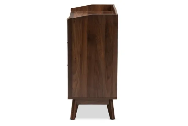 Dressers & Chests-Kirkland's Home Walnut 3-Drawer Wood Chest Brown