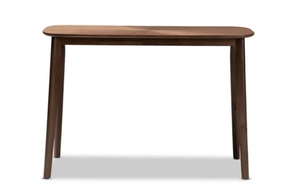 Console Tables-Kirkland's Home Walnut Wood Frame Splayed Legs Console Brown