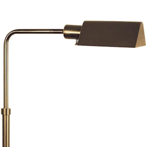 Floor Lamps-Kirkland's Home Warm Bronze Metal Reading Floor Lamp Brown