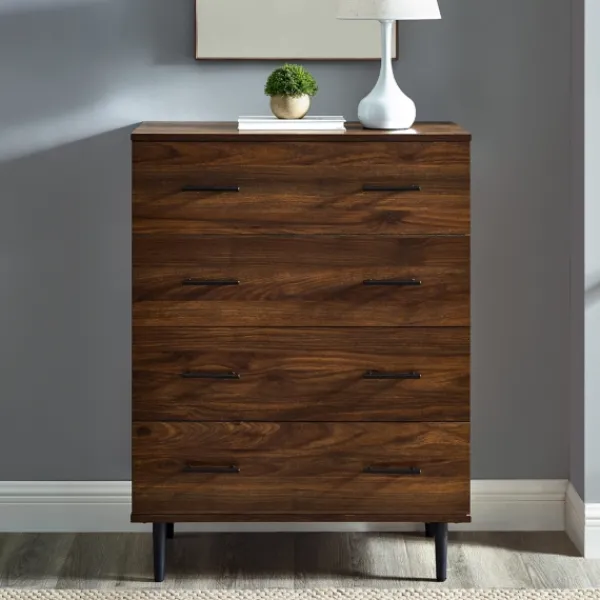 Cabinets & Sideboards-Kirkland's Home Warm Brown Modern Farmhouse Storage Chest