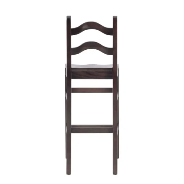 Bar Stools & Counter Height Stools-Kirkland's Home Warm Ladder Back Bar Stools, Set Of 2 Brown