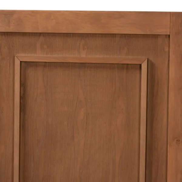 Beds & Headboards-Kirkland's Home Warm 3-Panel Wood Queen Headboard Brown