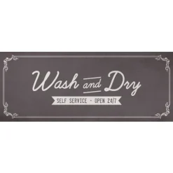 Kitchen & Floor Mats-Kirkland's Home Wash And Dry Floor Mat, 24X60 Gray