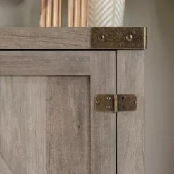 Tv Stands & Media Consoles-Kirkland's Home Wash Barn Doors Tv Stand Gray