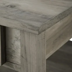 Coffee Tables-Kirkland's Home Wash Square Coffee Table Gray