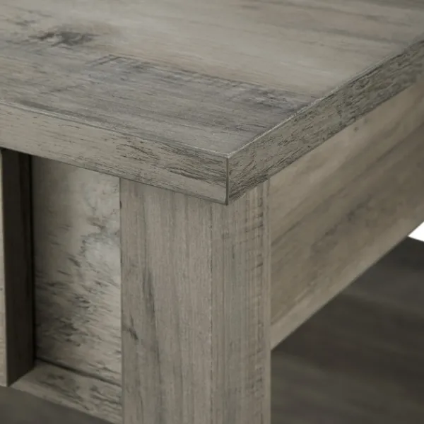 Coffee Tables-Kirkland's Home Wash Square Coffee Table Gray