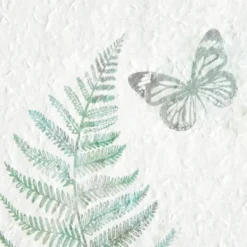Framed Art-Kirkland's Home Watercolor Ferns 2-Pc. Framed Wall Art Green/White/Brown