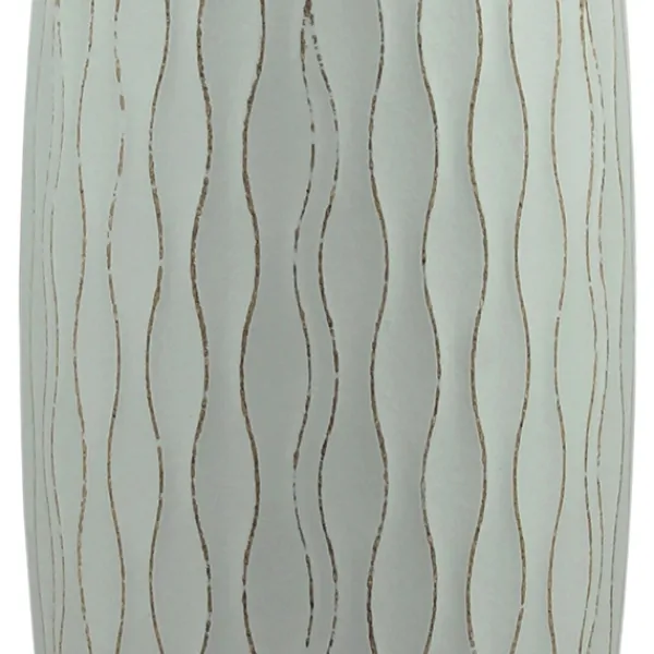 Vases-Kirkland's Home Wave Wood Vase, 16 In. Blue