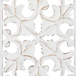 Wall Plaques-Kirkland's Home Weathered Gray Wood Panel Wall Plaques, Set Of 3 Gray/White