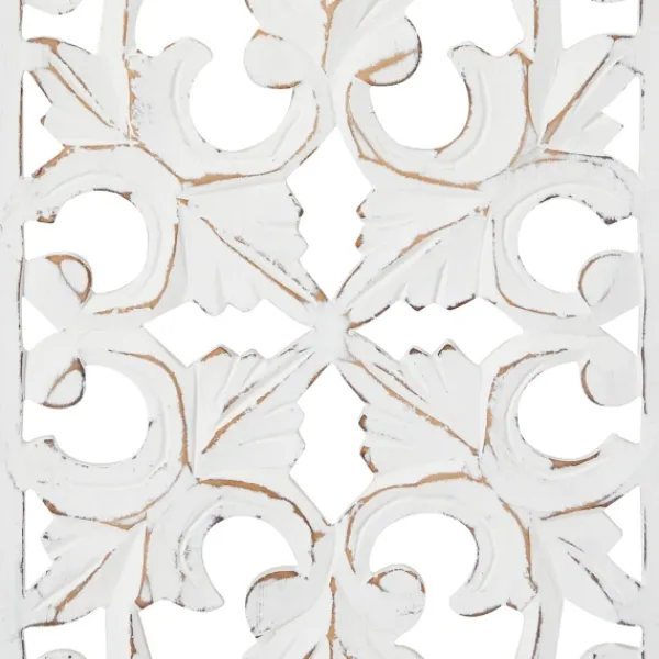 Wall Plaques-Kirkland's Home Weathered Gray Wood Panel Wall Plaques, Set Of 3 Gray/White