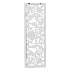 Wall Plaques-Kirkland's Home Weathered Gray Wood Panel Wall Plaques, Set Of 3 Gray/White