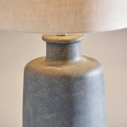 Table Lamps-Kirkland's Home Weathered Stone Jug Table Lamp Tan