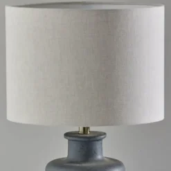 Table Lamps-Kirkland's Home Weathered Stone Jug Table Lamp Tan