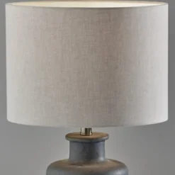Table Lamps-Kirkland's Home Weathered Stone Jug Table Lamp Tan