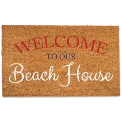 Doormats-Kirkland's Home Welcome To Our Beach House Doormat Tan/Multi