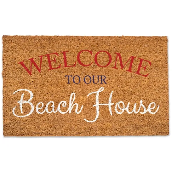 Doormats-Kirkland's Home Welcome To Our Beach House Doormat Tan/Multi