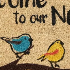 Doormats-Kirkland's Home Welcome To Our Nest Coir Doormat Tan/Black/Multi