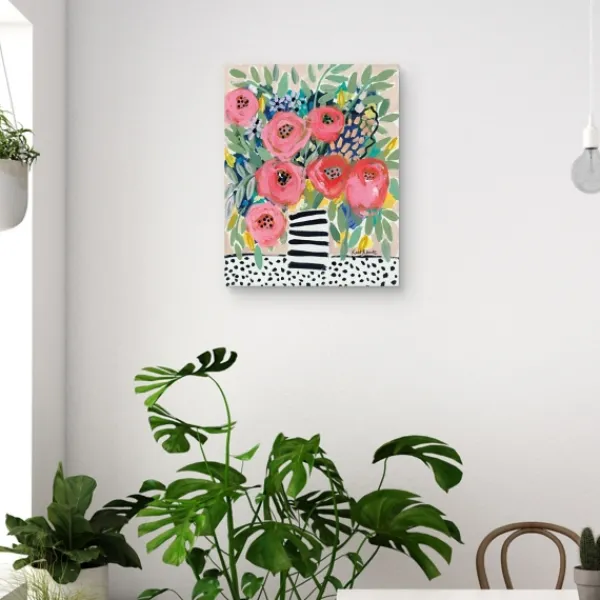 Canvas Art-Kirkland's Home Welcome To The Party Canvas Art Print Pink/Multi