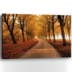 Canvas Art-Kirkland's Home Well Traveled Giclee Canvas Art Print Orange/Brown/Multi
