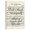 Wall Quotes & Signs-Kirkland's Home What A Wonderful World Ii Canvas Art Print White/Black